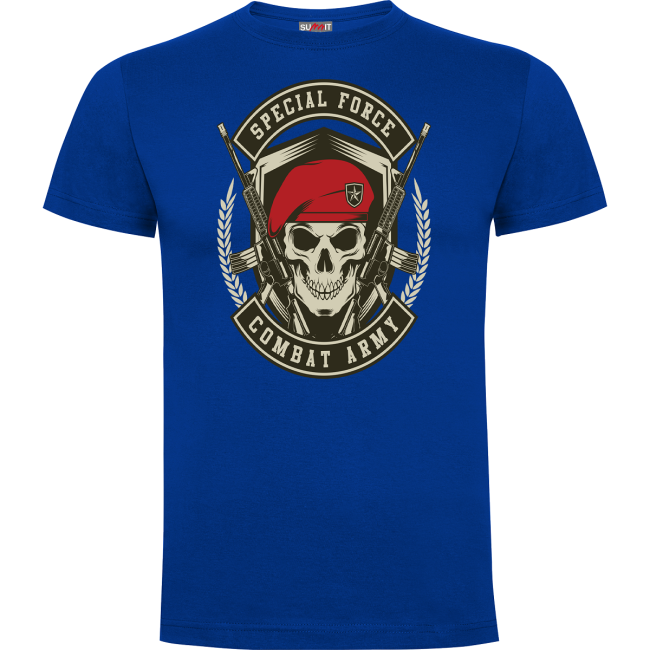T-shirt Koningsblauw Combat Army - Army design by Summit Outdoor