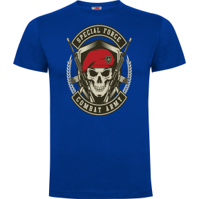 Royal Blue Combat Army T-Shirt - Army Design von Summit Outdoor