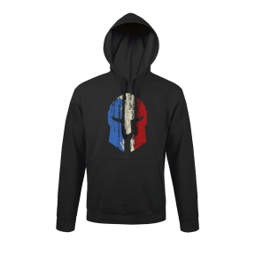 Schwarzer Kapuzenpullover Spartan - Army Design von Summit Outdoor