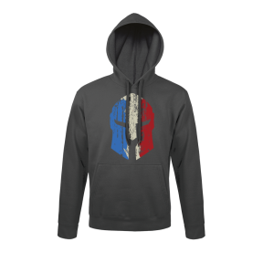 Sweat-shirt Gris Anthracite Spartan Tricolore - Army Design by Summit Outdoor