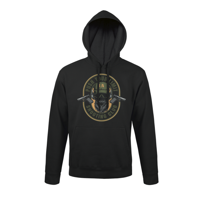 Sweat-shirt Noir Push your limit - Army Design by Summit Outdoor