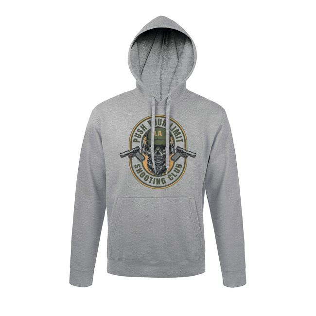 Push your limit - Army Design by Summit Outdoor meliertes graues Sweatshirt