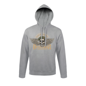 Grau meliertes Sweatshirt Dishonor - Army Design von Summit Outdoor