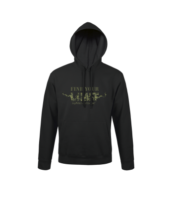 Sweat-shirt Noir Find your Limit camo - Army Design by Summit Outdoor