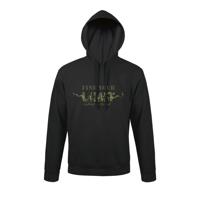 Sweat-shirt Noir Find your Limit camo - Army Design by Summit Outdoor