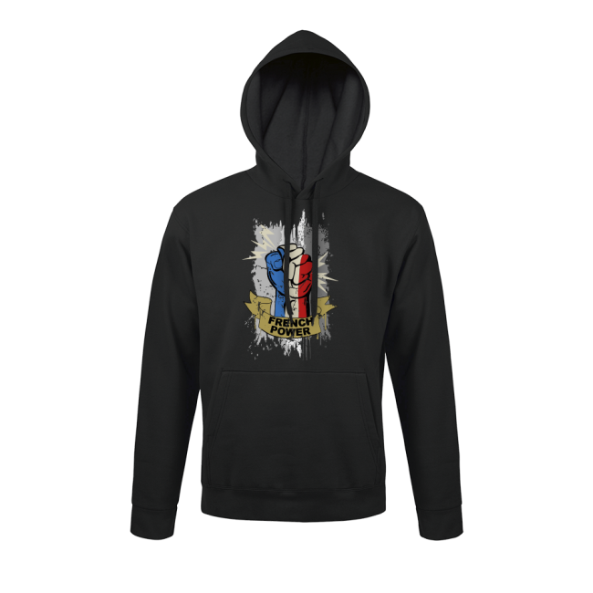 Sweatshirt Zwart French power - Army Design by Summit Outdoor