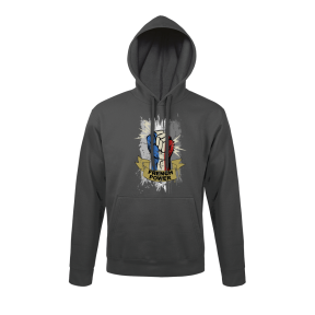 Sweatshirt Antraciet Grijs French power - Army Design by Summit Outdoor