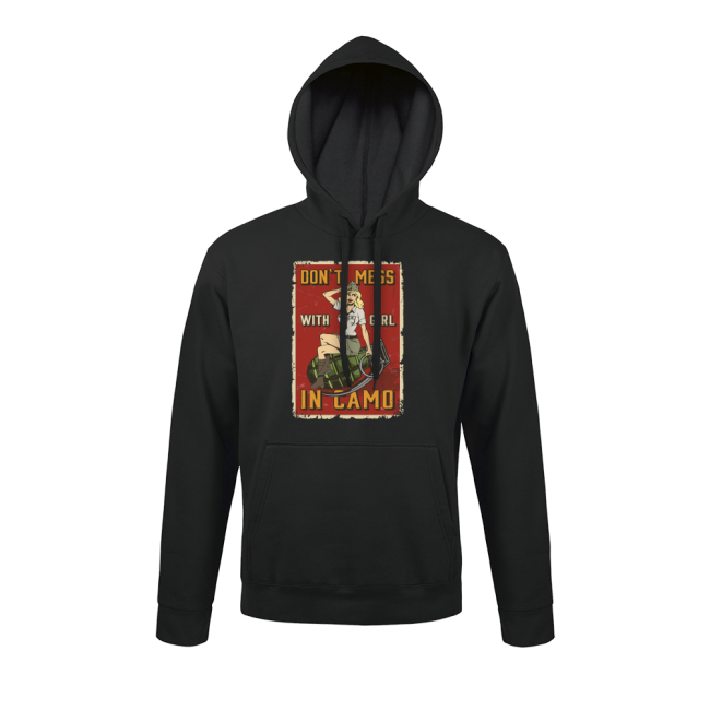 Bluza Czarna Don't Mess with girl - Army Design by Summit Outdoor