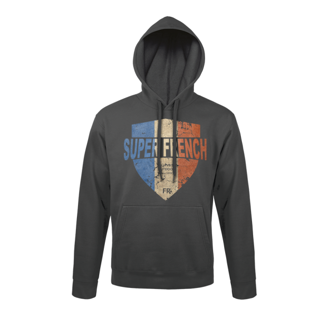 Bluza Szara Antracytowa Naszywka Superfrench - Army Design by Summit Outdoor
