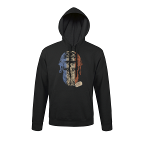 Sweat-shirt Noir Frecnh Veteran - Army Design by Summit Outdoor