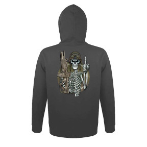 Bluza Szara Antracytowa Szkielet - Army Design by Summit Outdoor