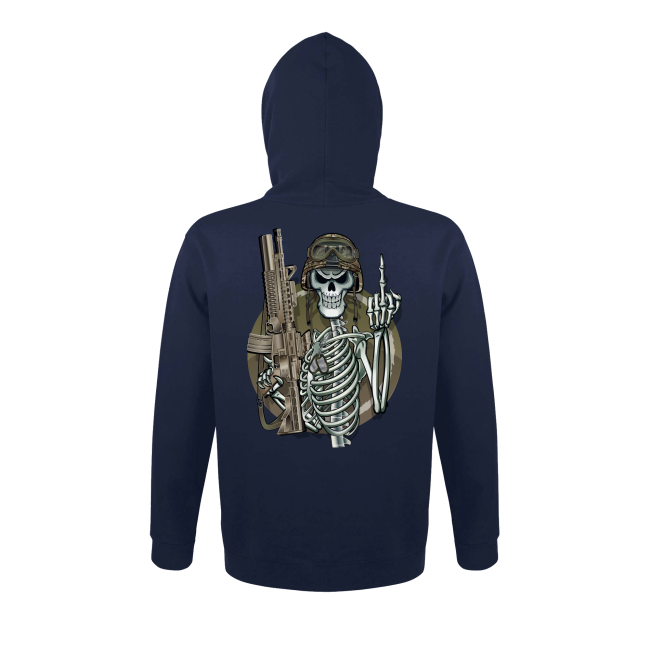 Sweat-shirt Marine Squelette - Army design by Summit Outdoor