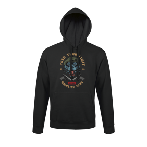 Sweat-shirt Noir Push your limit tiger - Army design by Summit Outdoor