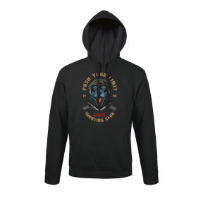 Sweat-shirt Noir Push your limit tiger - Army design by Summit Outdoor