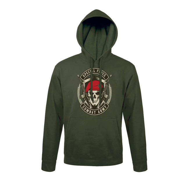 Sweat-shirt Vert Combat Army - Army Design by Summit Outdoor