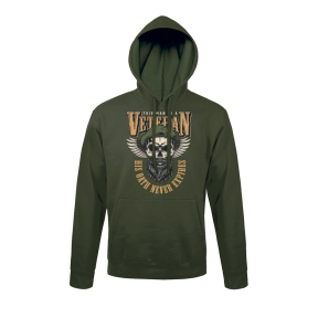 Sweat-shirt Vert His oath never expires - Army Design by Summit Outdoor