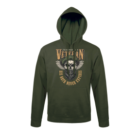 Sweatshirt Grün His oath never expires - Army Design von Summit Outdoor