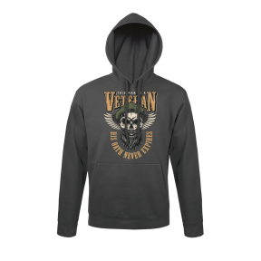 Sweatshirt Anthrazitgrau His oath never expires - Army Design von Summit Outdoor