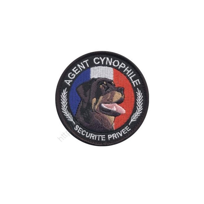 RUNDES PATCH HUNDEFÜHRER ROTT