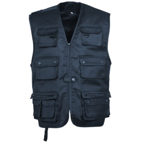 Gilet Reporter uni Bleu - CityGuard