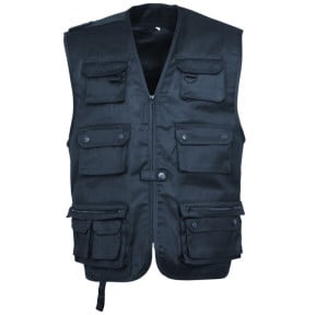 Gilet Reporter uni Bleu - CityGuard