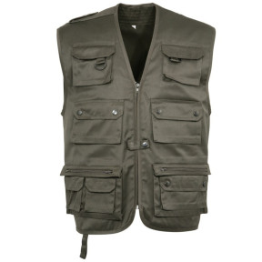 Gilet Reporter uni Vert - CityGuard