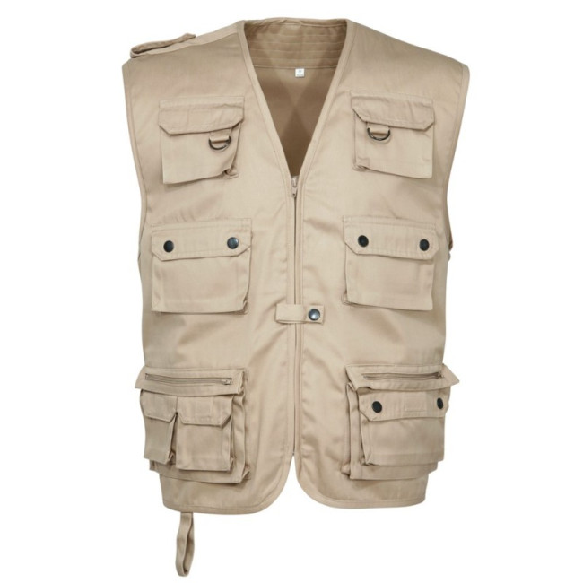 Vest Reporter uni Zand - CityGuard