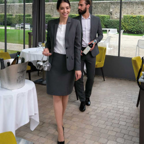 Dames service top Vienna Wit - Lafont