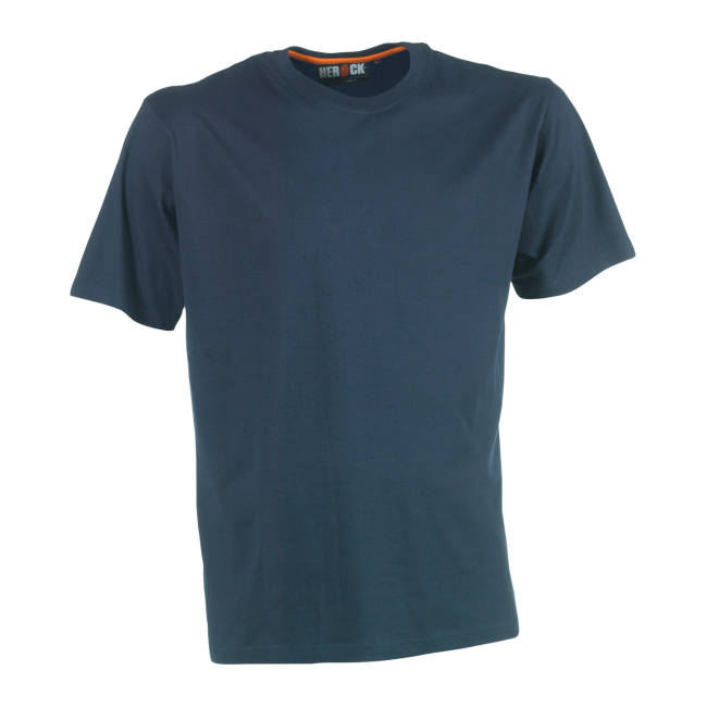 Tee-shirt manches courtes Argo Bleu Marine - Herock