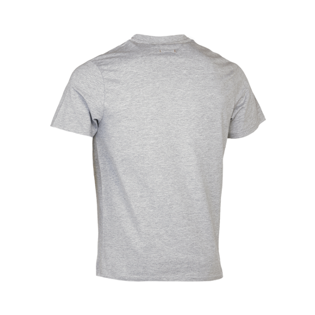 Tee-shirt manches courtes Argo gris clair chiné - Herock