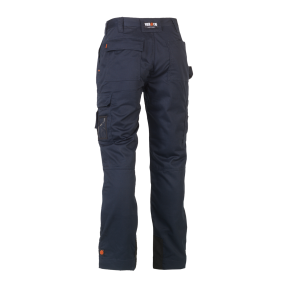 Pantalon de travail déperlant Titan bleu marine et noir - Herock