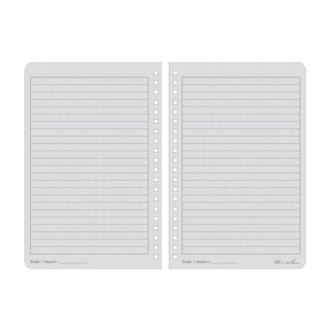 Notizbuch 11, 7 x 17, 7 Schwarz - Rite in the Rain