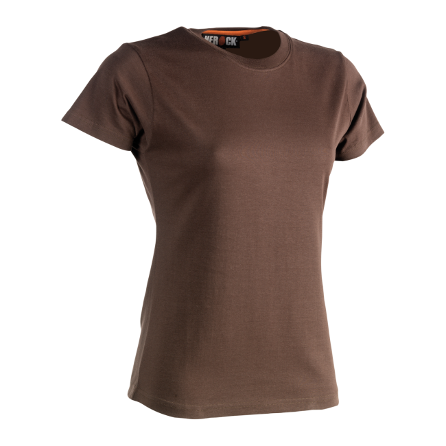 Epona Damen-Kurzarm-T-Shirt Braun - Herock