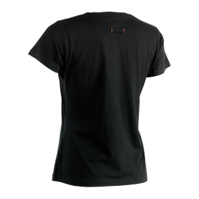 Tee-shirt manches courtes Epona femme Noir - Herock
