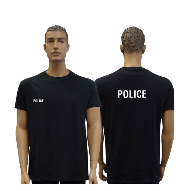 Tee-shirt imprimé Police Noir - Patrol