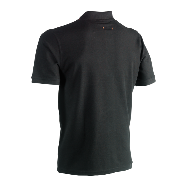 Polo de travail manches courtes Leo Noir - Herock