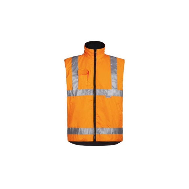 GILET SANS MANCHE DE TRAVAIL WILEY ORANGE FLUO - NORTH WAYS
