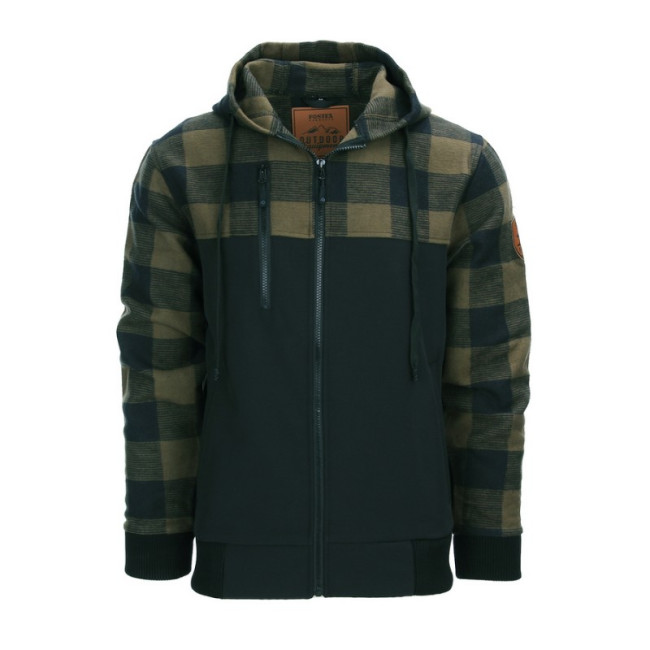 Lumbershell Jacke Schwarz/Olive - Van Os
