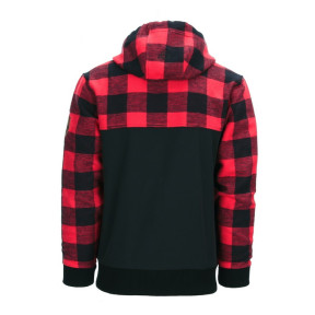 Lumbershell Vest Zwart/Rood - Van Os