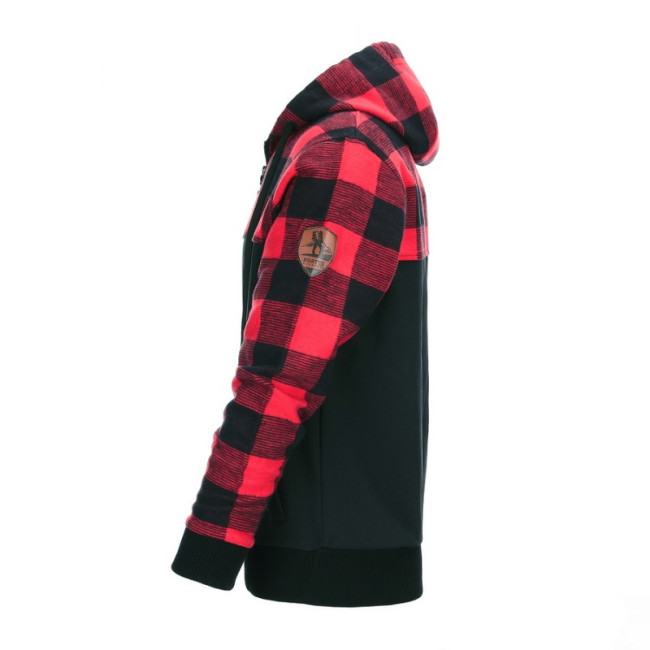 Lumbershell Jacke Schwarz/Rot - Van Os