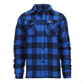 Chemise Flanelle Bûcheron Noir/Bleu - Van os