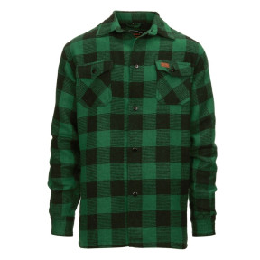 Chemise Flanelle Bûcheron Noir/Vert - Van Os