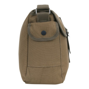 US-Style Leinwand-Umhängetasche olivgrün - Fostex Garments