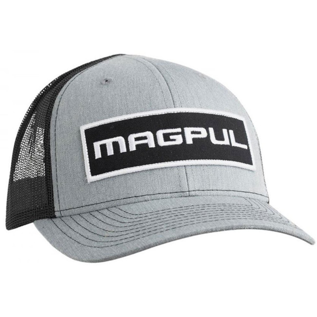 Casquette Wordmark Patch Trucker gris et noir - Magpul