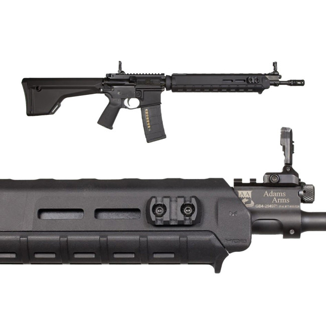 Rail Picatinny 3 emplacements M-LOK Noir - MAGPUL