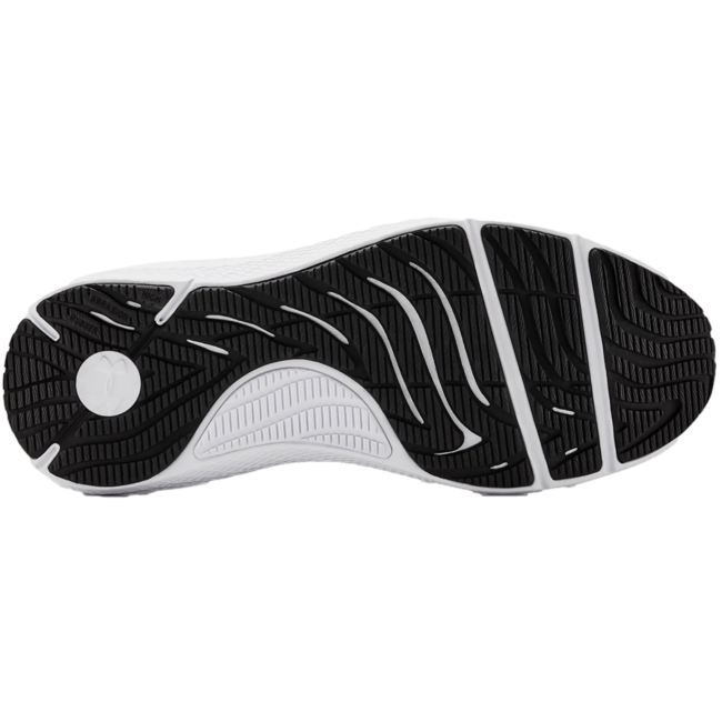 Chaussures de course UA femme Charged Pursuit 2 noir et blanc - Under Armour