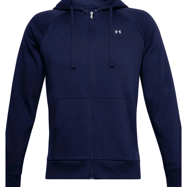 UA Rival Fleece Zip-Hoodie in Marineblau - Under Armour
