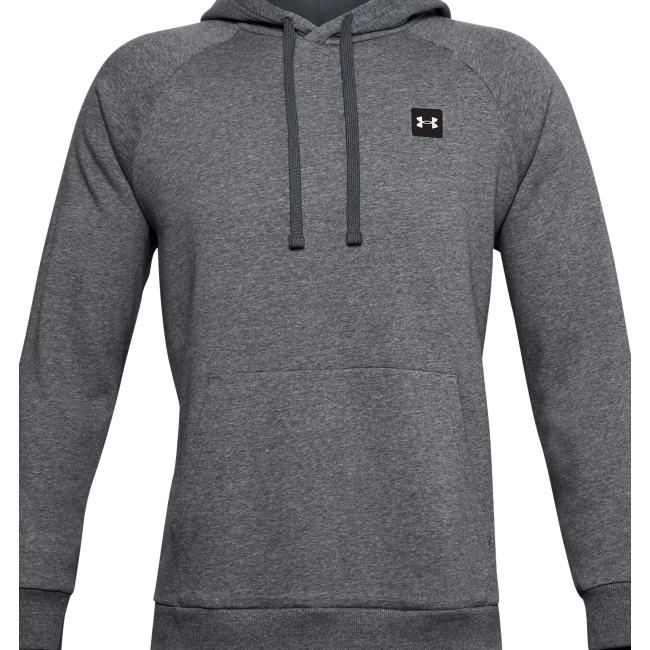 UA Rival Fleece Kapuzenpullover grau meliert - Under Armour