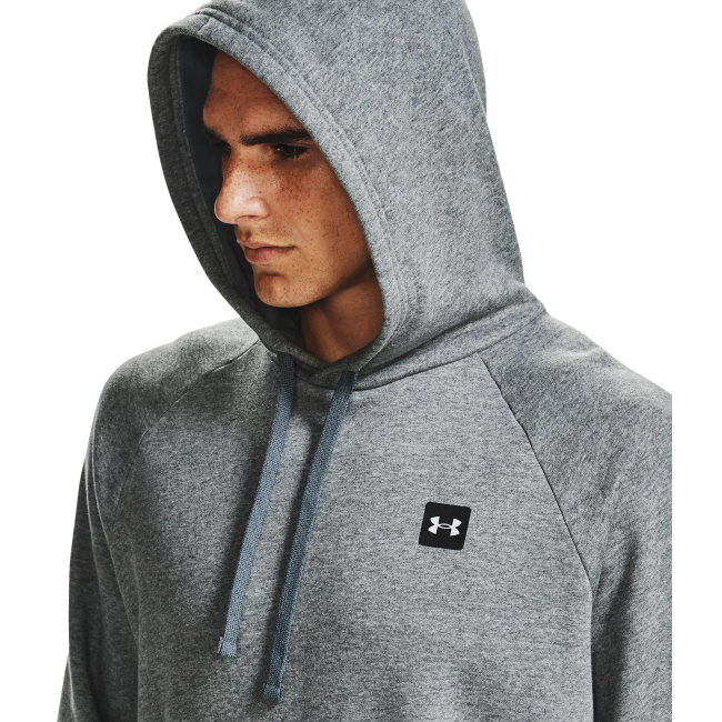Sweat met capuchon UA Rival Fleece gemêleerd grijs - Under Armour