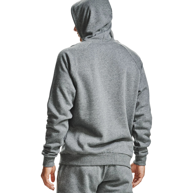 Sweat à capuche UA Rival Fleece gris chiné - Under Armour